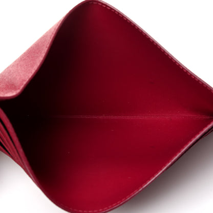 Louis Vuitton Calfskin Felicie Card Holder Insert Fuchsia 4 of 4