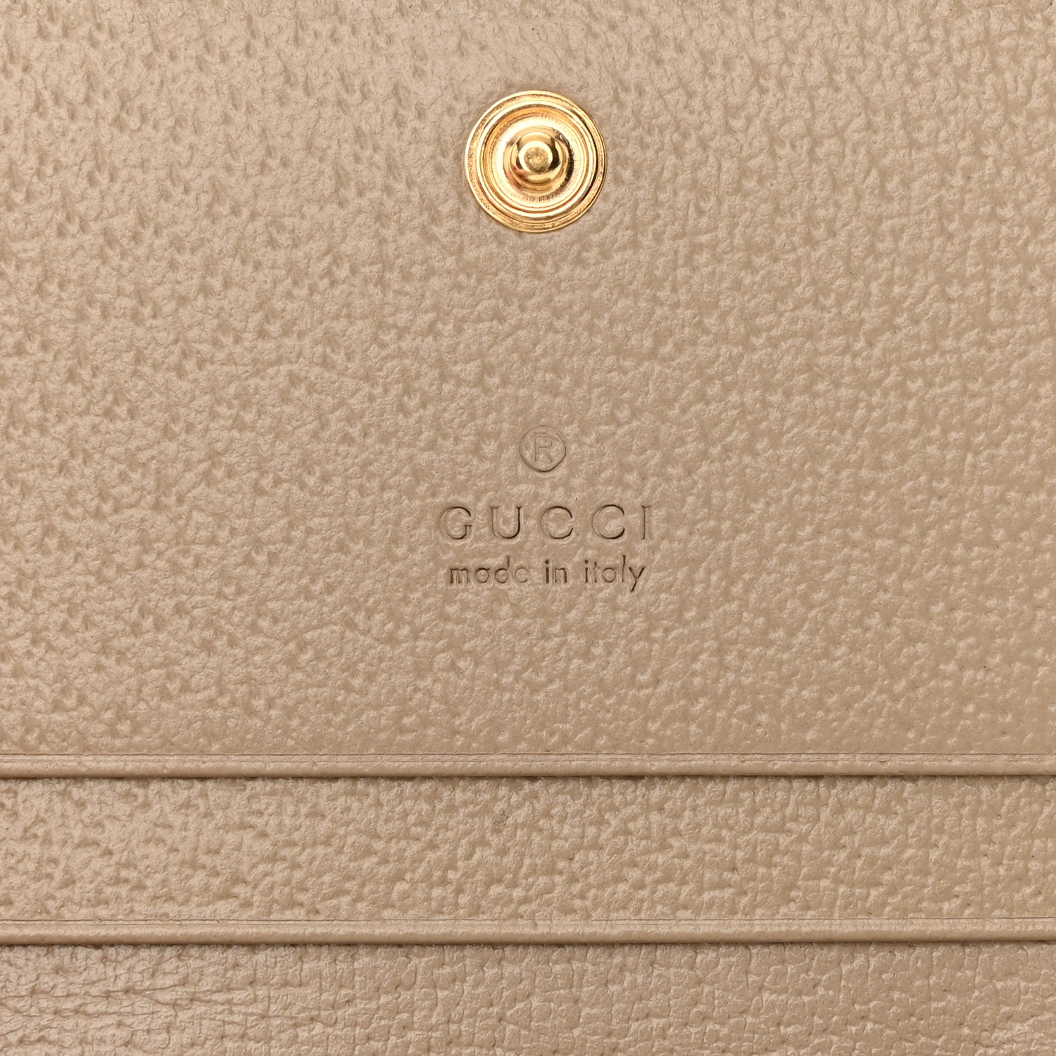 Gucci GG Supreme Monogram Textured Dollar Calfskin Web Ophidia Card Case Beige Mystic White Oatmeal 7 of 10