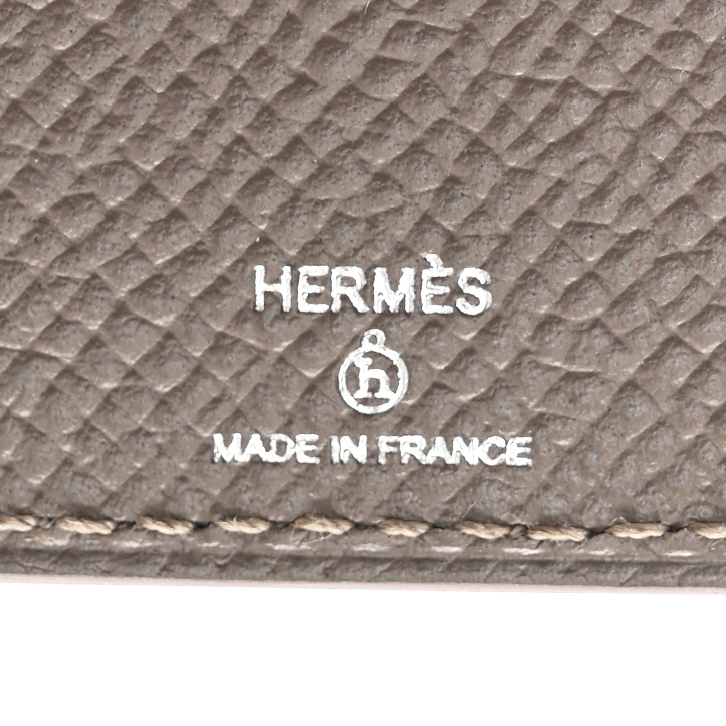 Epsom Evercolor Lizard Taurillon Clemence Petit Owl Card Holder Gris Asphalt Ficelle Black