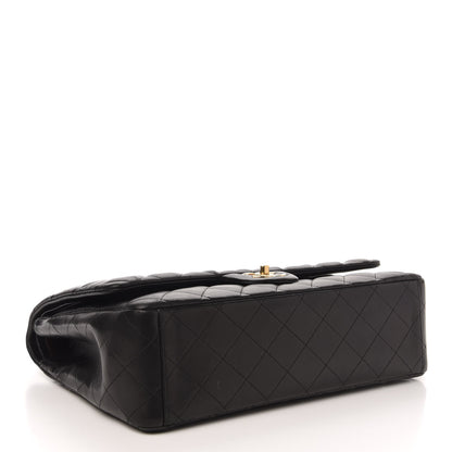 Chanel Lambskin Quilted Maxi Double Flap Black 4 of 12