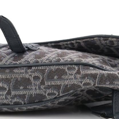 Christian Dior Oblique Mens Saddle Bag Grey 9 of 9