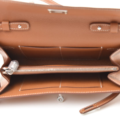 Hermes Epsom Kelly Wallet To Go Gold 5 of 11