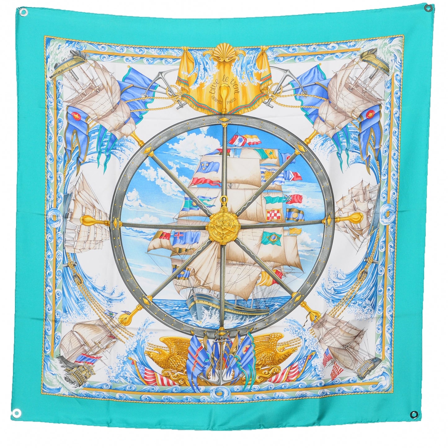 Silk Vive Le Vent Scarf 90