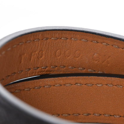 Hermes Epsom Rivale Double Tour Bracelet S Black 12 of 15
