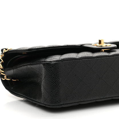 Chanel Caviar Quilted Medium Double Flap Black 8 of 9