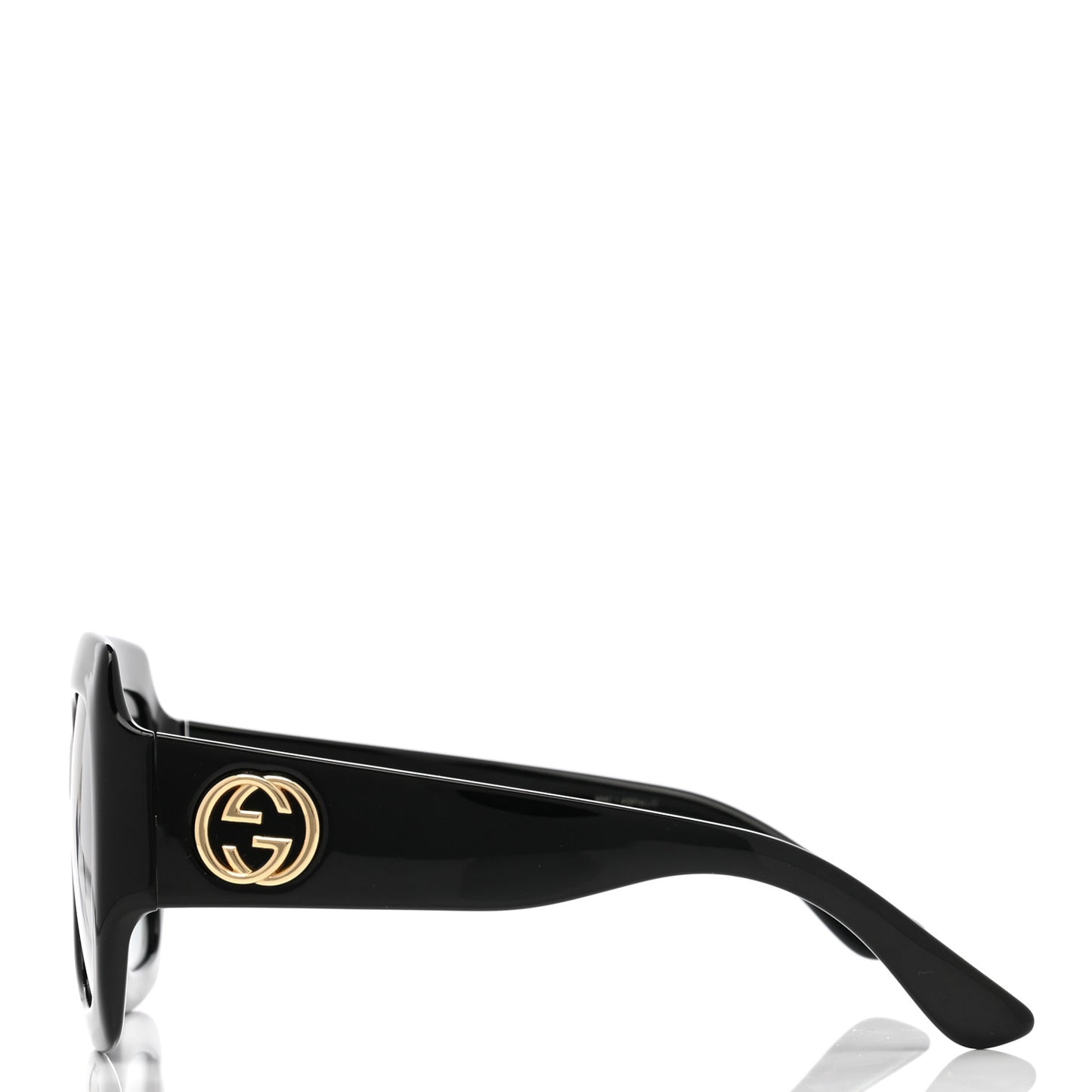 Acetate Square Frame Sunglasses GG0053S Black