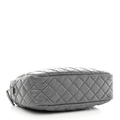 Chanel Aged Calfskin Quilted Medium Reissue Camera Case Grey 4 of 10