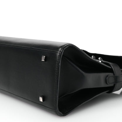 Delvaux Calfskin MM Tempete Satchel Black 10 of 14