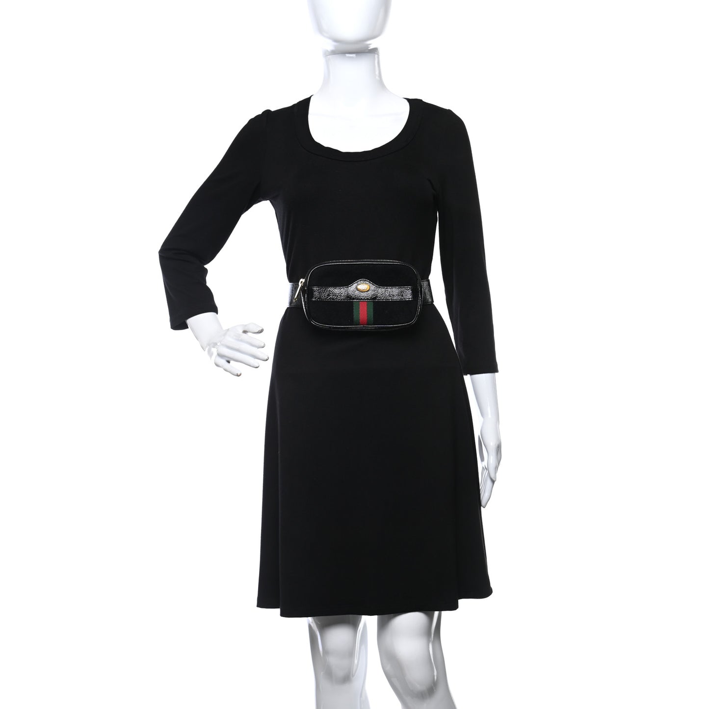 Suede Patent Ophidia Belted iPhone Case 85 34 Black