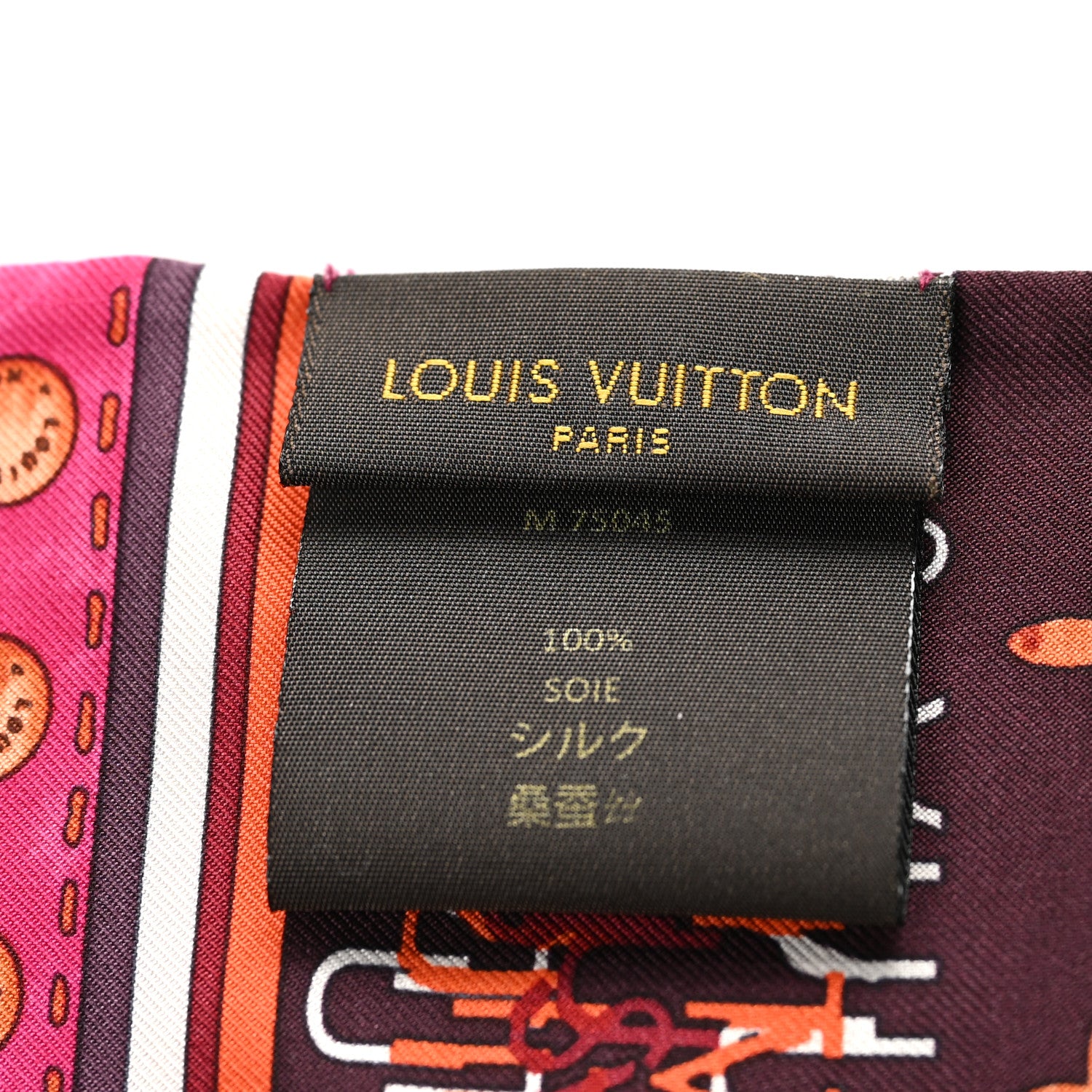 Louis Vuitton Silk Monogram Map Bandeau Orient 3 of 3