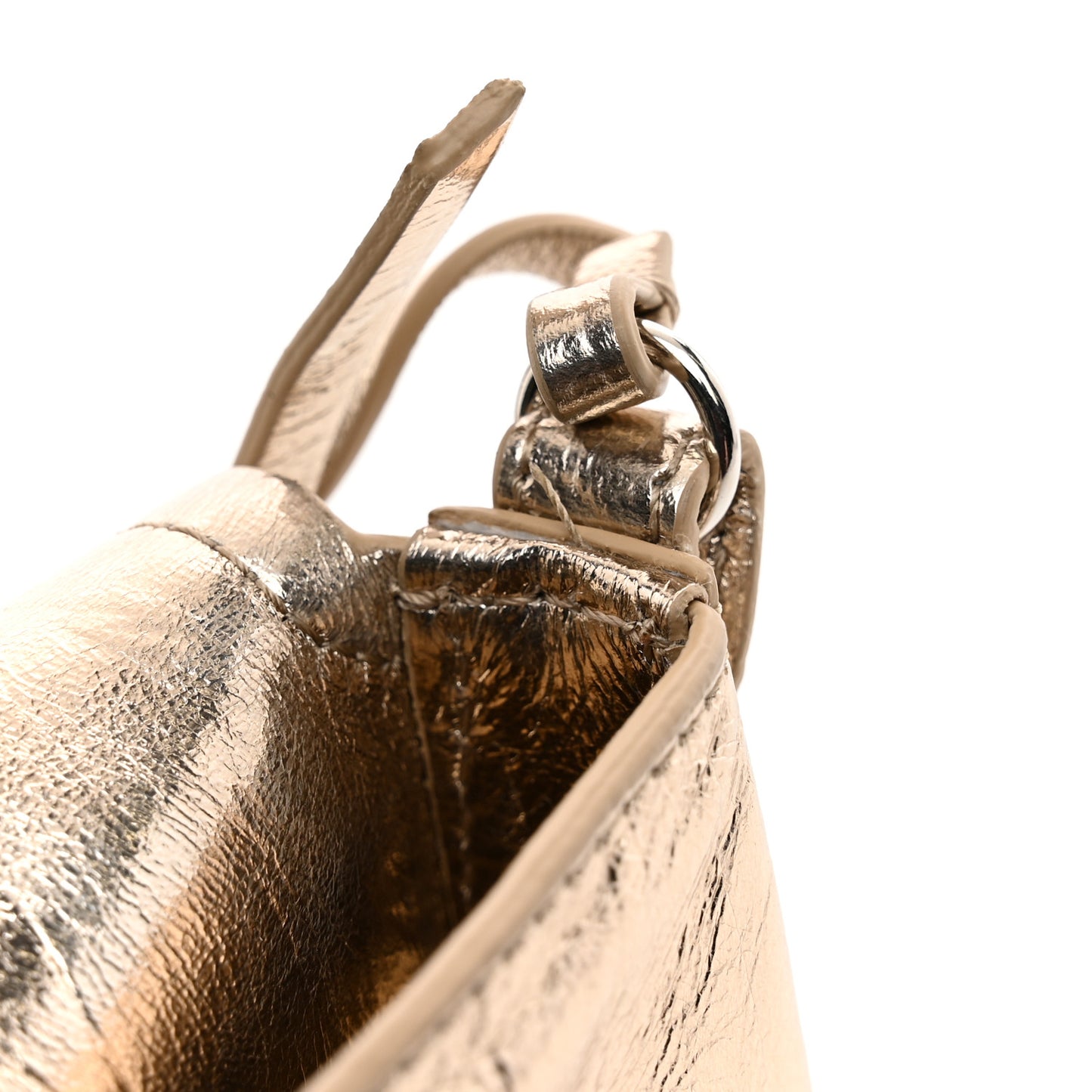 Metallic Nano Baguette So Sweet Handle Charm Gold