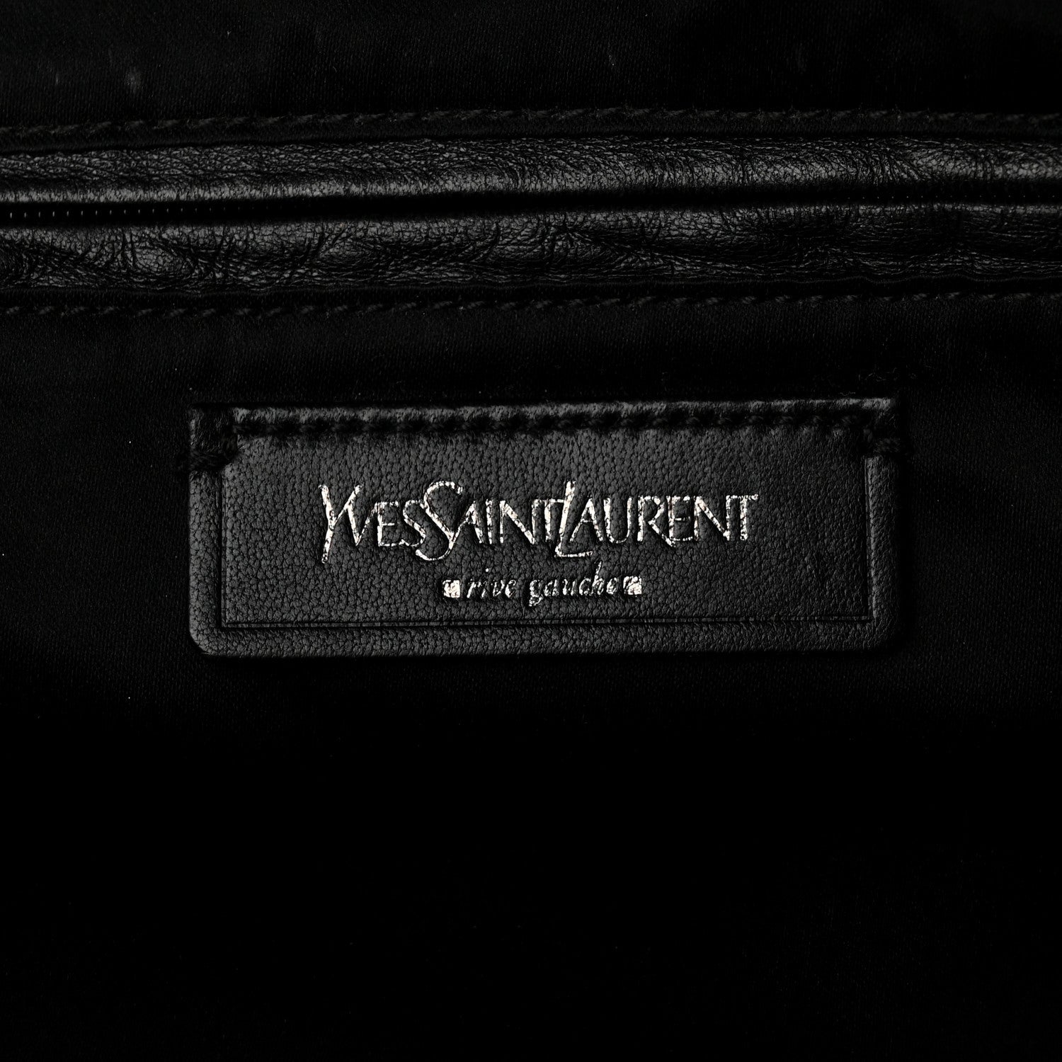 Saint Laurent Metallic Embossed Large Downtown Tote Black 6 of 11