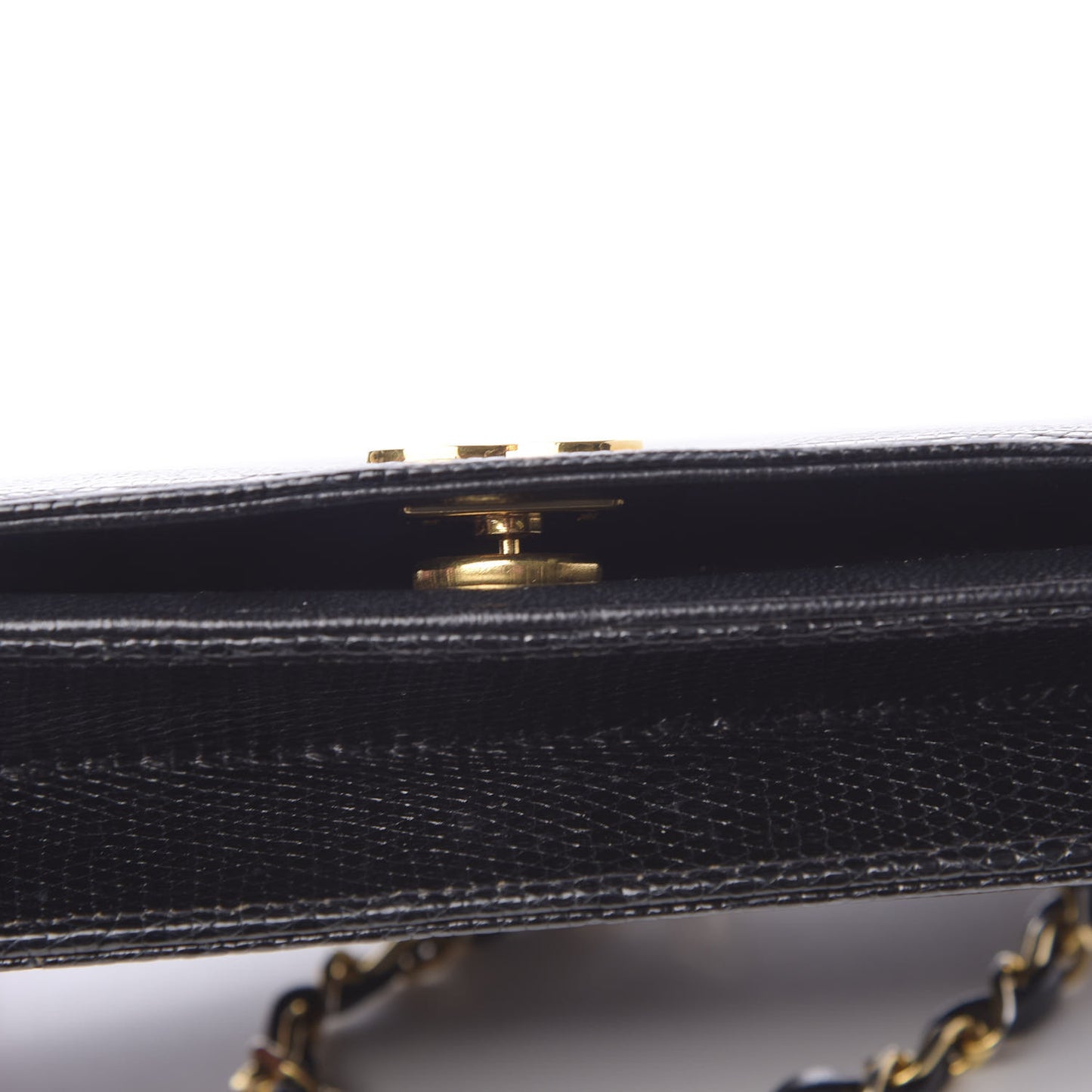 Lizard Mini Single Flap Black