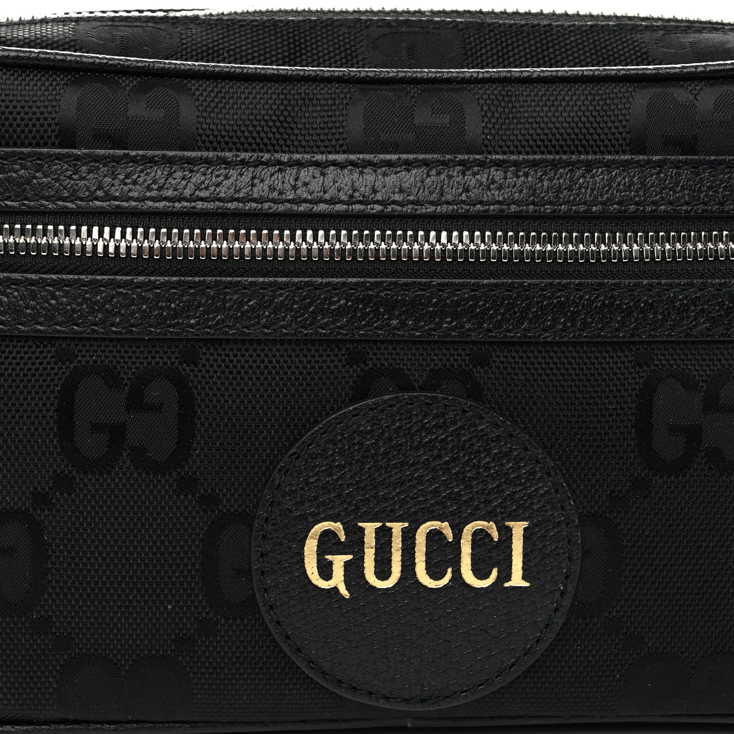 Econyl Nylon Monogram Off The Grid Belt Bag Black