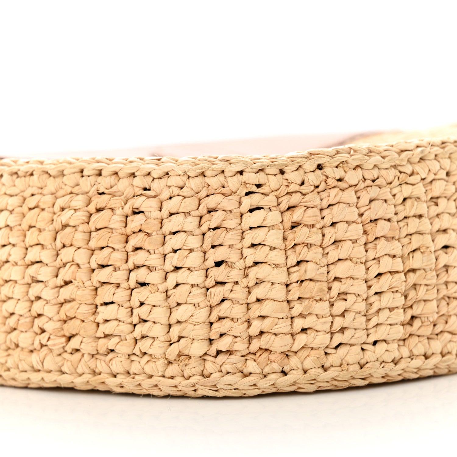 Saint Laurent Raffia Calfskin Le Monogramme Coeur 9 of 10