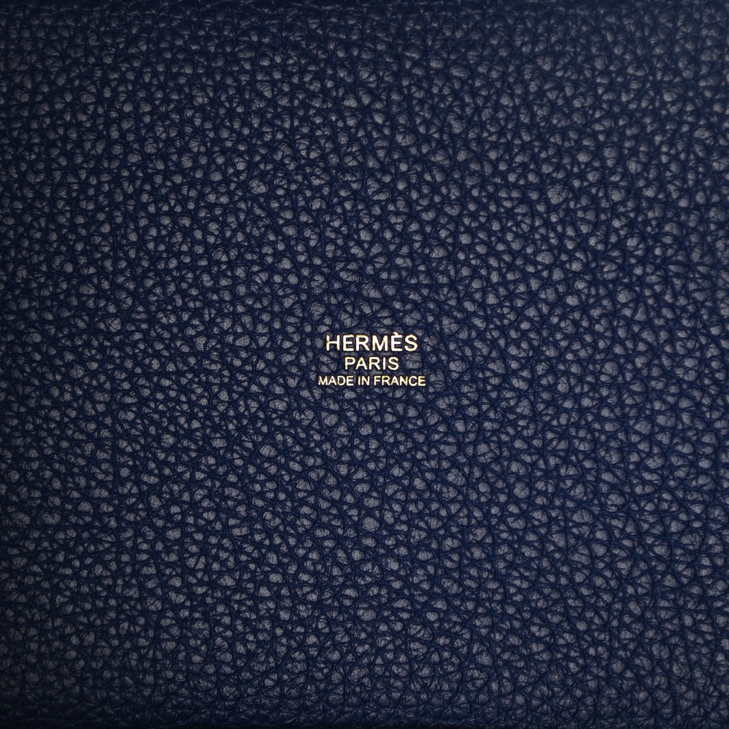 Taurillon Clemence Picotin Lock 18 PM Bleu Saphir