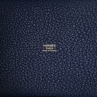 Hermes Taurillon Clemence Picotin Lock 18 PM Bleu Saphir 6 of 11