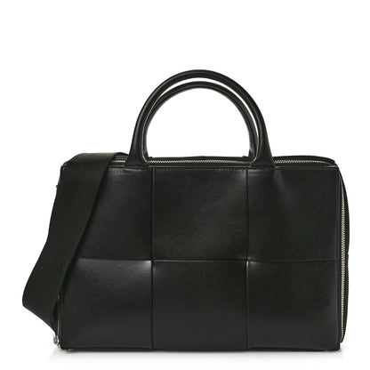 Bottega Veneta Urban Calfskin Maxi Intrecciato Arco Briefcase Black 1 of 8