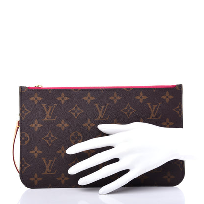 Louis Vuitton Monogram Neverfull MM GM Pochette Pivoine 2 of 7