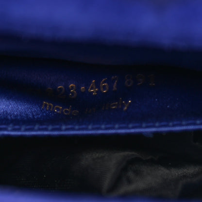 Saint Laurent Patent Calfskin Monogram Large Belle De Jour Clutch Royal Blue 7 of 7