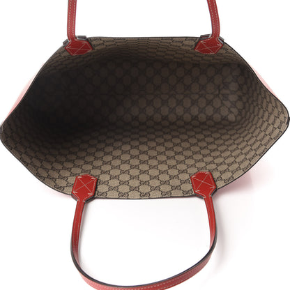 Gucci GG Supreme Monogram Medium Reversible Tote Beige Red 12 of 16