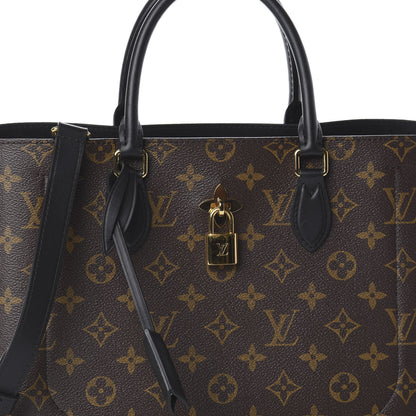 Louis Vuitton Monogram Flower Tote Black 6 of 8