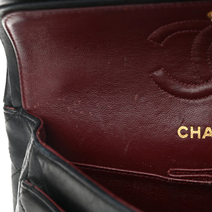Chanel Lambskin Quilted Small Double Flap Black 14 of 15