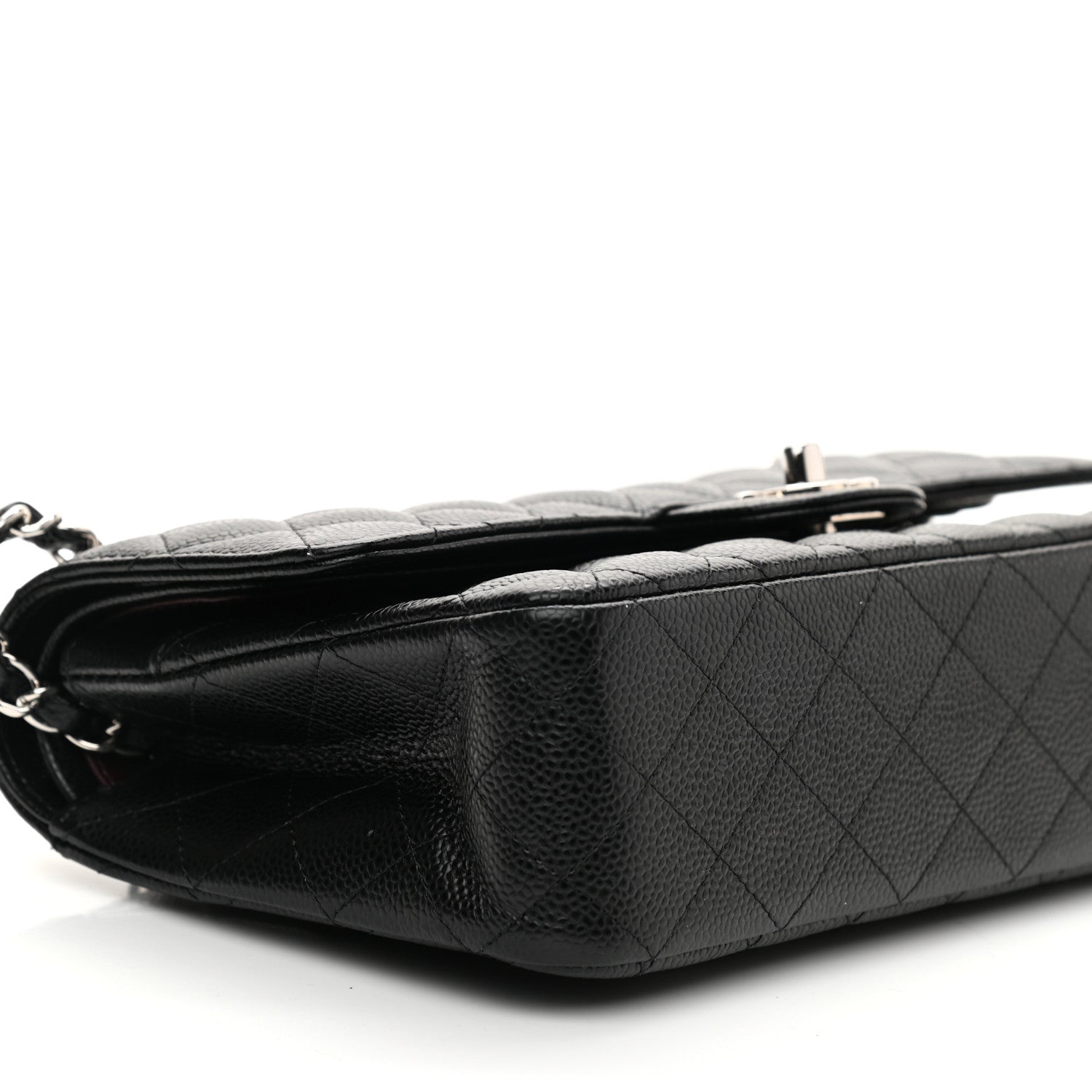 Chanel Caviar Quilted Medium Double Flap Black 8 of 9