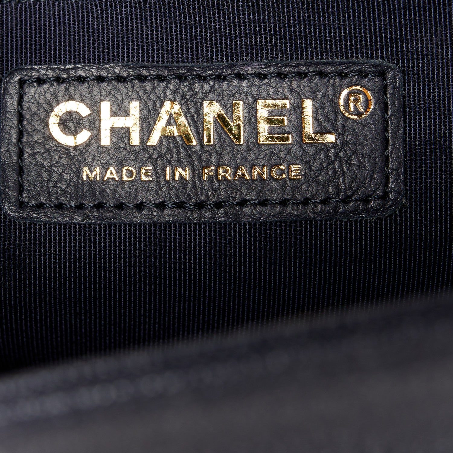 Chanel Caviar Quilted Medium Boy Flap Dark Navy Blue 6 of 10