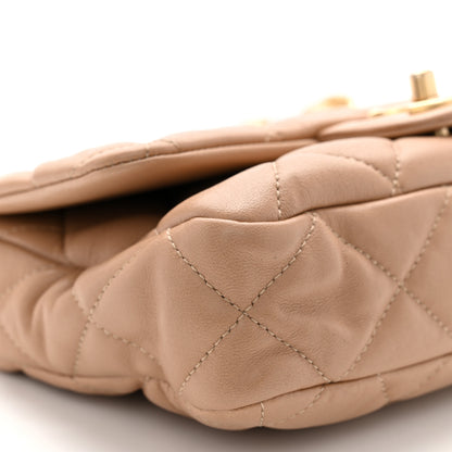 Chanel Lambskin Quilted Small CC Funky Town Flap Beige 9 of 10