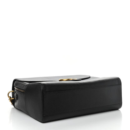 Gucci Dollar Calfskin GG Marmont Briefcase Black 3 of 9