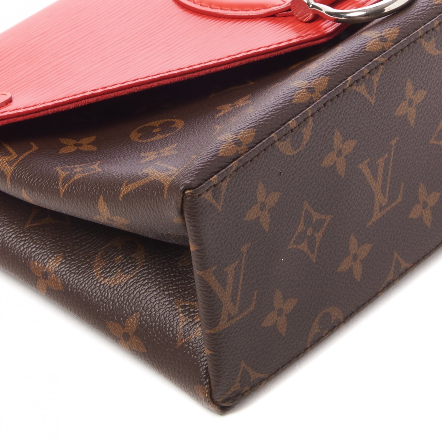Louis Vuitton Monogram Epi Saint Michel Coquelicot 6 of 8