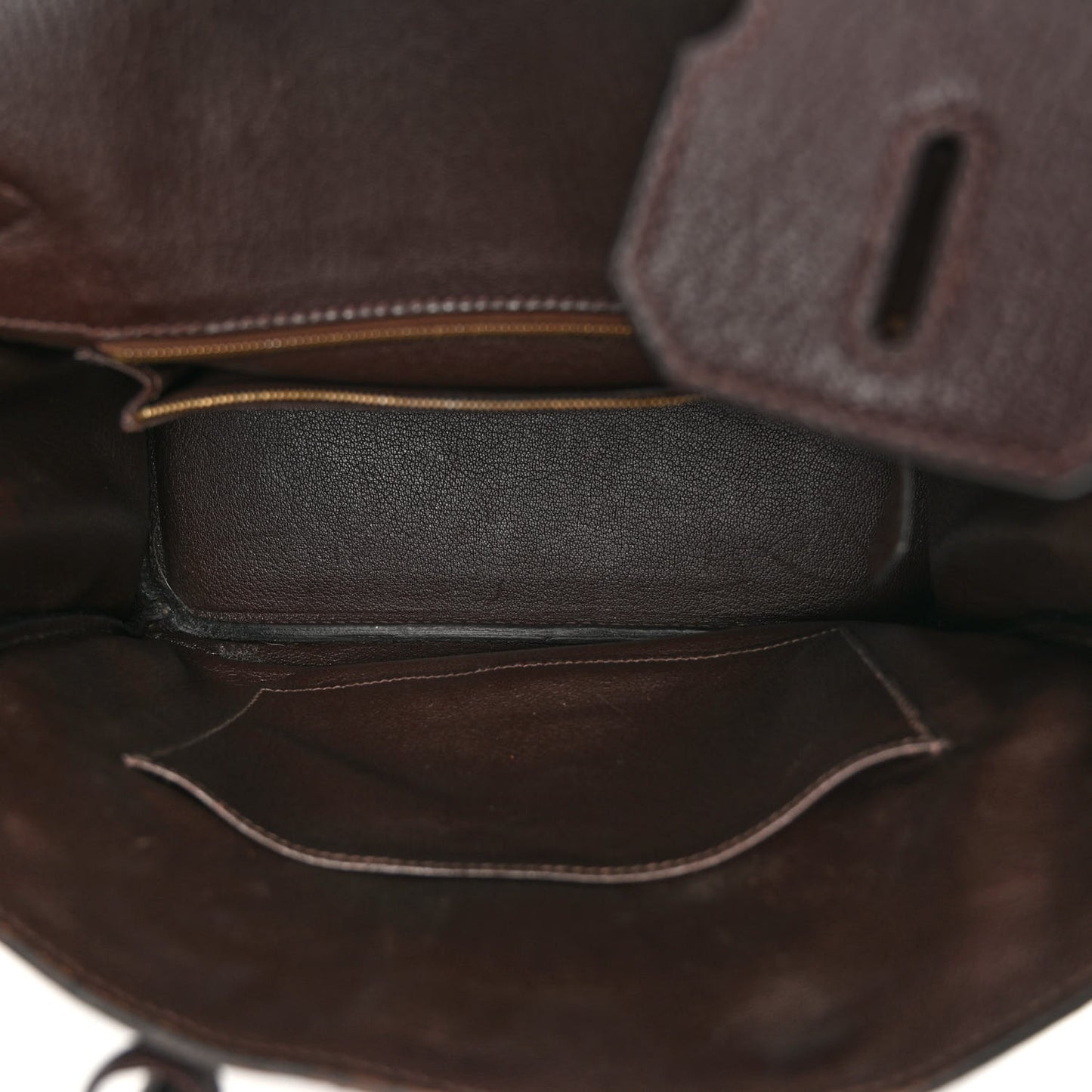 Chevre De Coromandel HAC Birkin 28 Chocolate