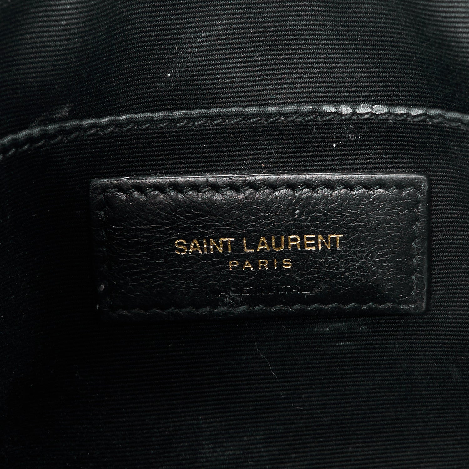 Saint Laurent Calfskin Matelasse Monogram Lou Camera Bag Black 6 of 11
