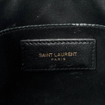Saint Laurent Calfskin Matelasse Monogram Lou Camera Bag Black 6 of 11