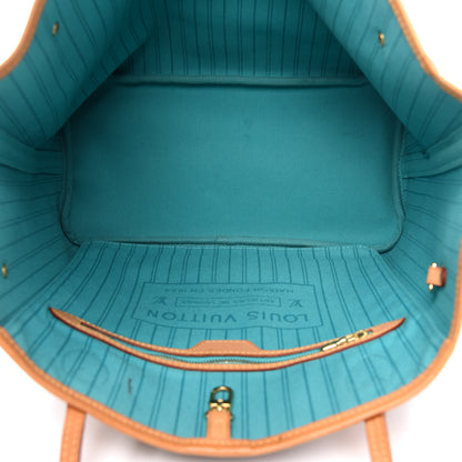 Louis Vuitton Monogram V Neverfull MM Turquoise 5 of 11