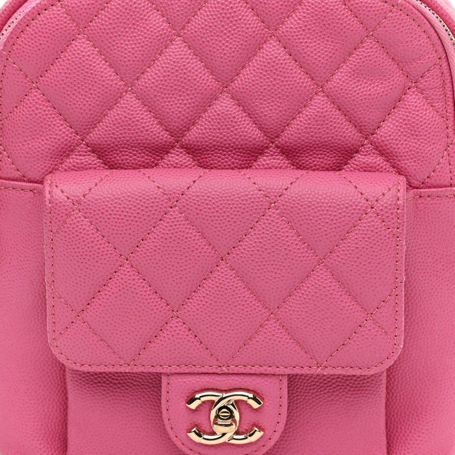 Chanel Caviar Quilted Small CC Day Backpack Pink 9 of 11