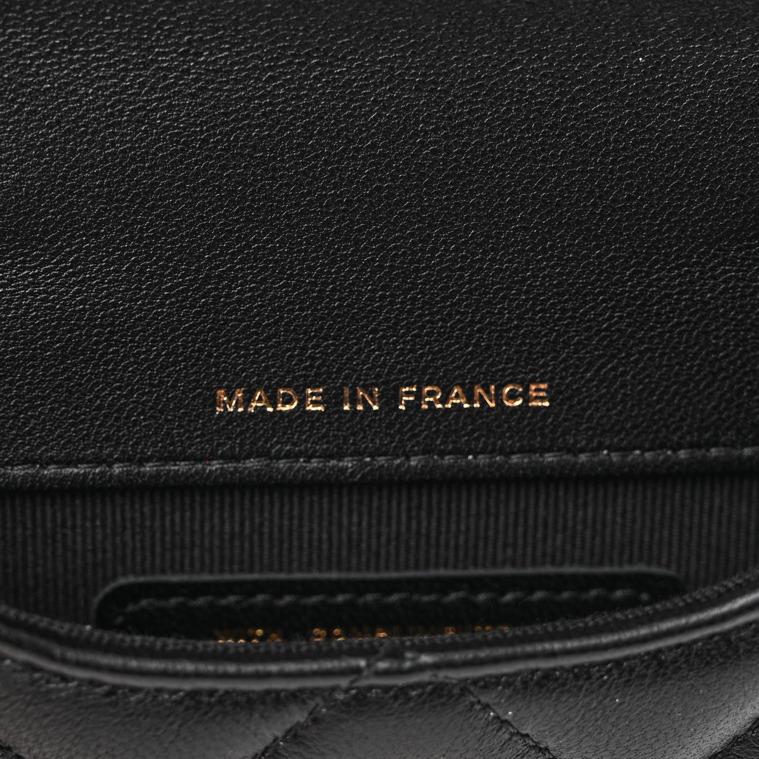 Chanel Lambskin Quilted Pearl Top Handle Clutch With Chain Black 6 of 12