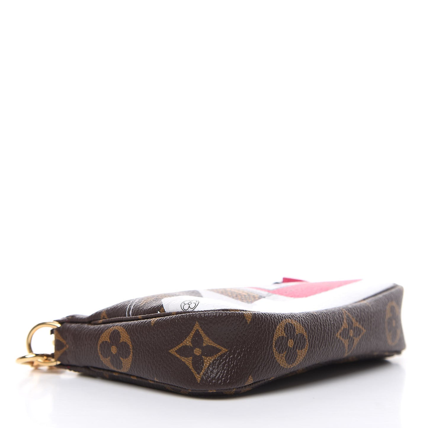 Monogram 2019 Christmas Animation Mini Courchevel Pochette Accessories Fuchsia