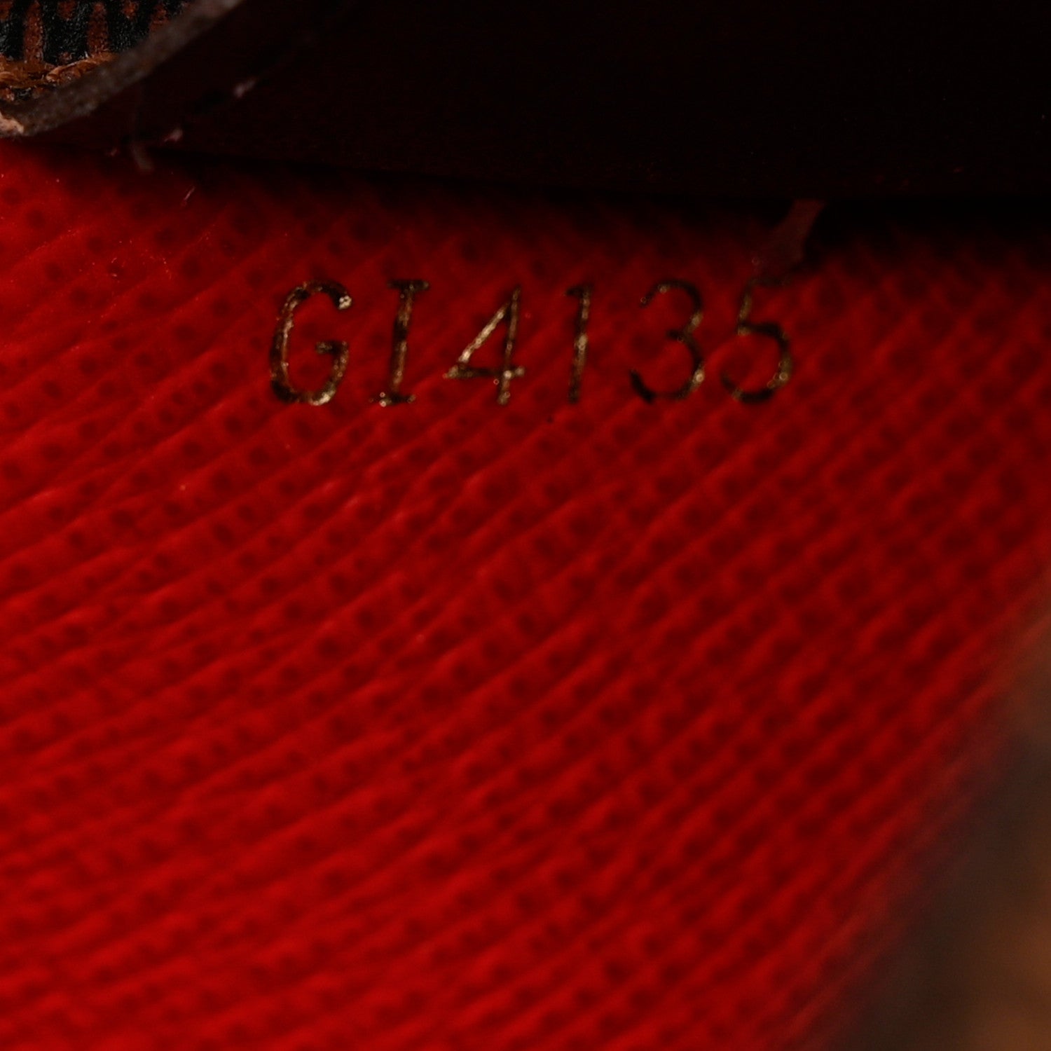 Louis Vuitton Damier Ebene Josephine Wallet Red 7 of 9