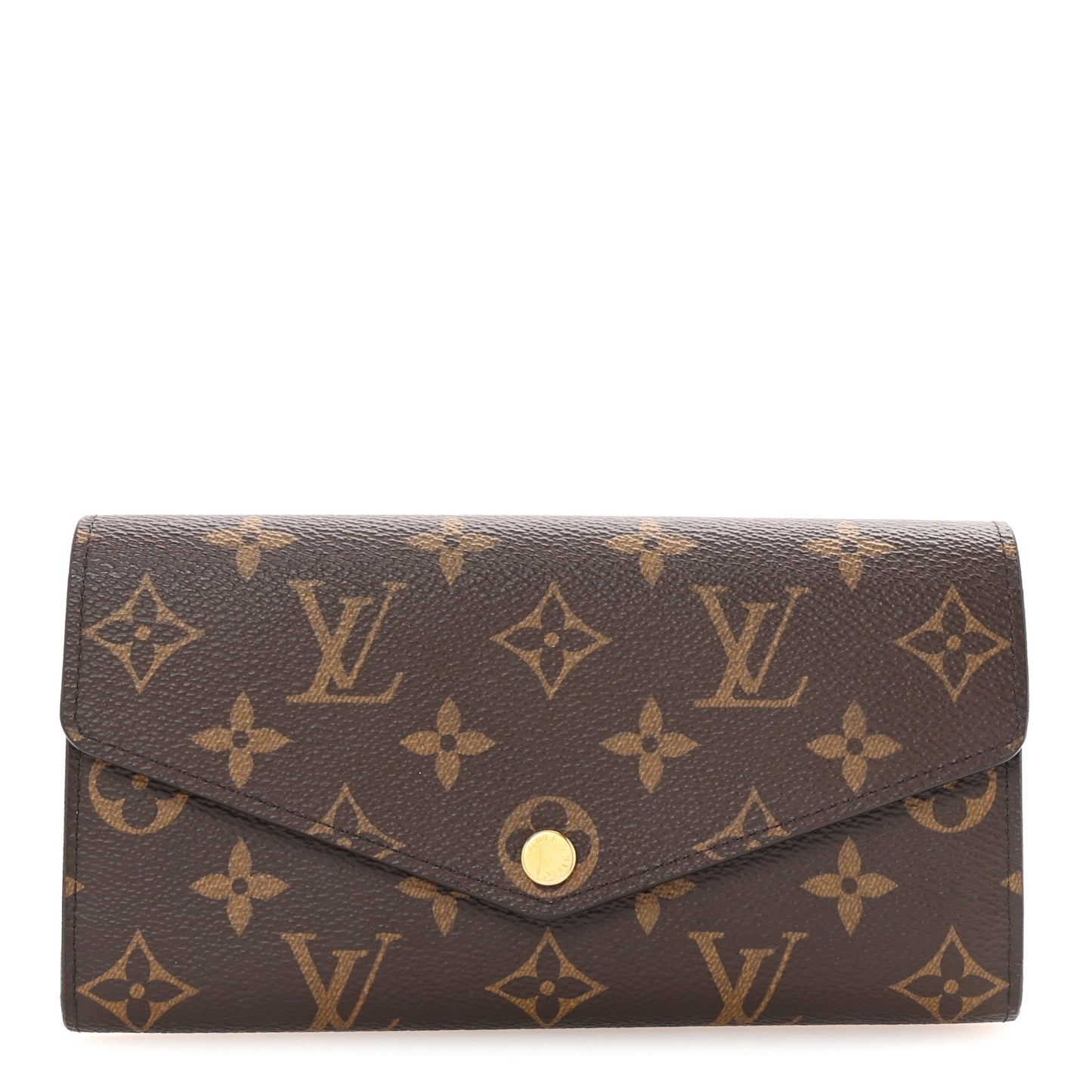 Monogram Sarah Wallet NM Coquelicot