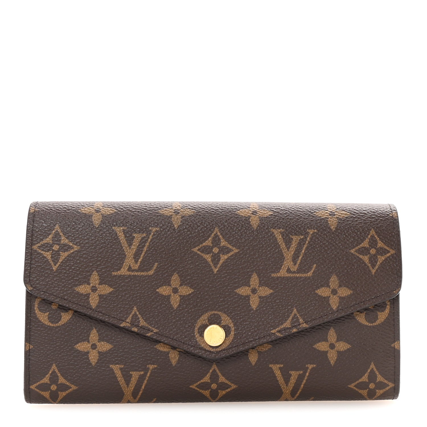 Louis Vuitton Monogram Sarah Wallet NM Coquelicot 1 of 7