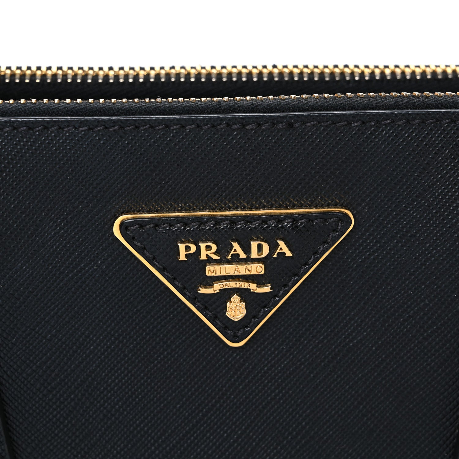 Prada Saffiano Small Galleria Double Zip Tote Black 8 of 10