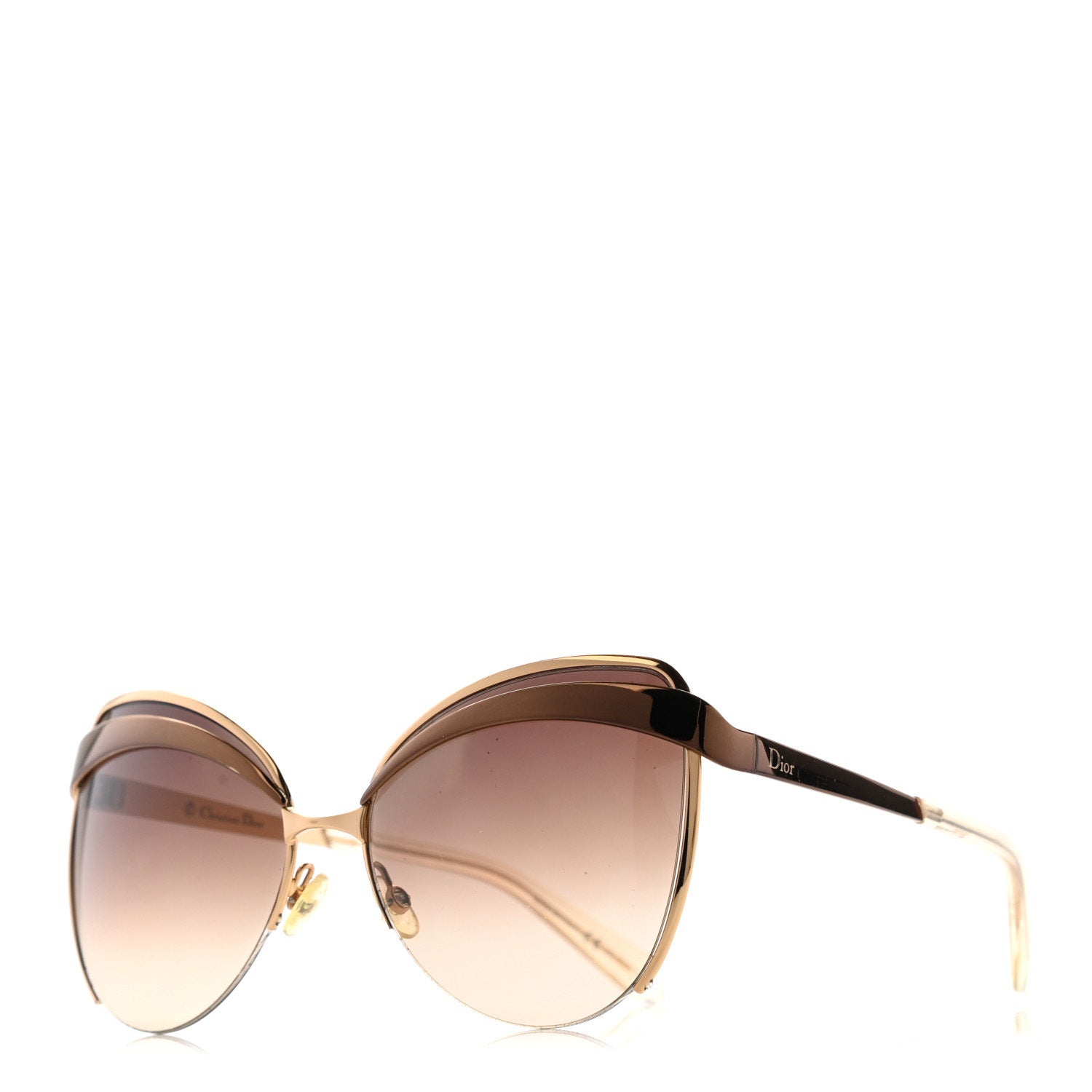 Christian Dior Eyes1 Sunglasses Gold 1 of 11