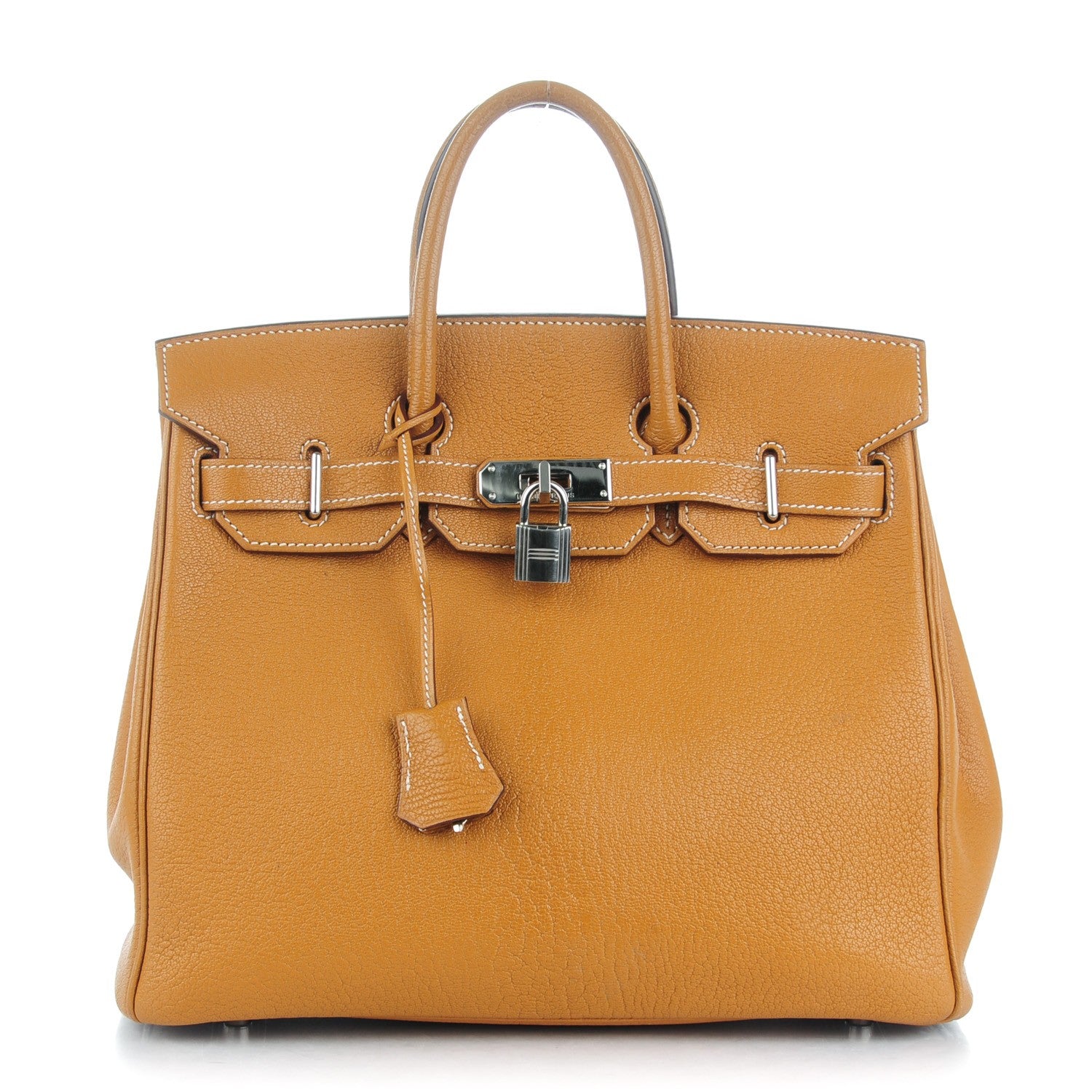 Hermes Chevre De Coromandel HAC Birkin 28 Caramel 1 of 26