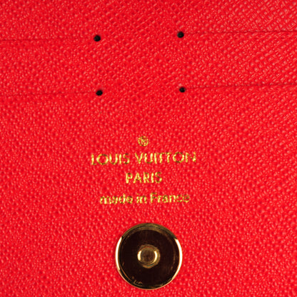 Louis Vuitton Monogram Adele Wallet Coquelicot 6 of 7