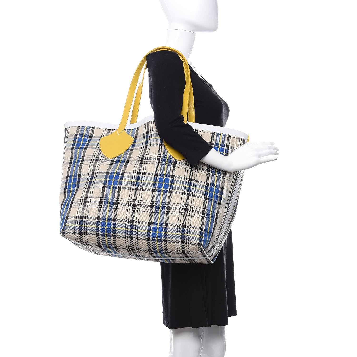 Burberry Vintage Check Large The Giant Reversible Tote Yellow 2 of 15