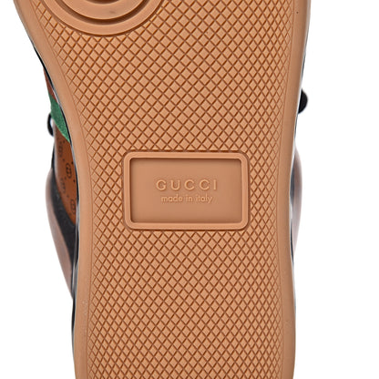 Gucci X DAPPER DAN Calfskin Suede GG Micro Monogram Womens High Top Sneakers 37 Black Cuir Ebony 9 of 12