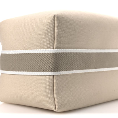 Hermes Canvas Large Bride-A-Brac Pouch Natural 8 of 9