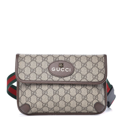 Gucci GG Supreme Monogram Neo Vintage Web Belt Bag Brown 1 of 9